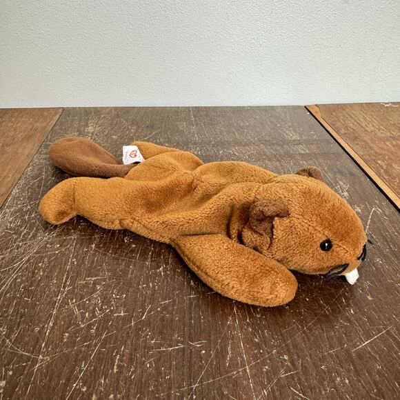TY Beanie Baby Original 1995 Bucky Beaver plushie Retired - Picture 2 of 5